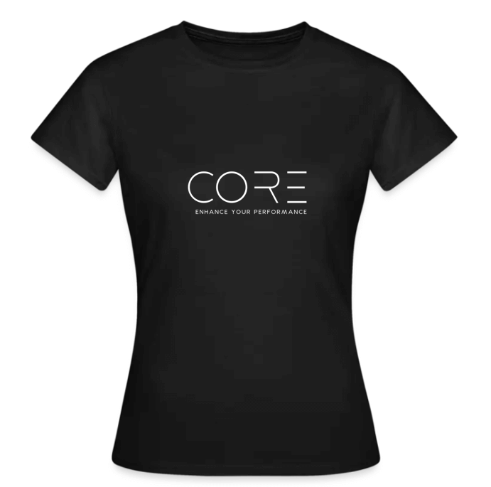 T-shirt - CORE BRAND SHIRT Dames, Zwart
