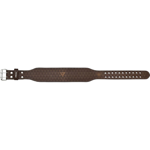 ARLO 4 Inch Medium Tan Leather Weightlifting Belt - Maat S-CORE